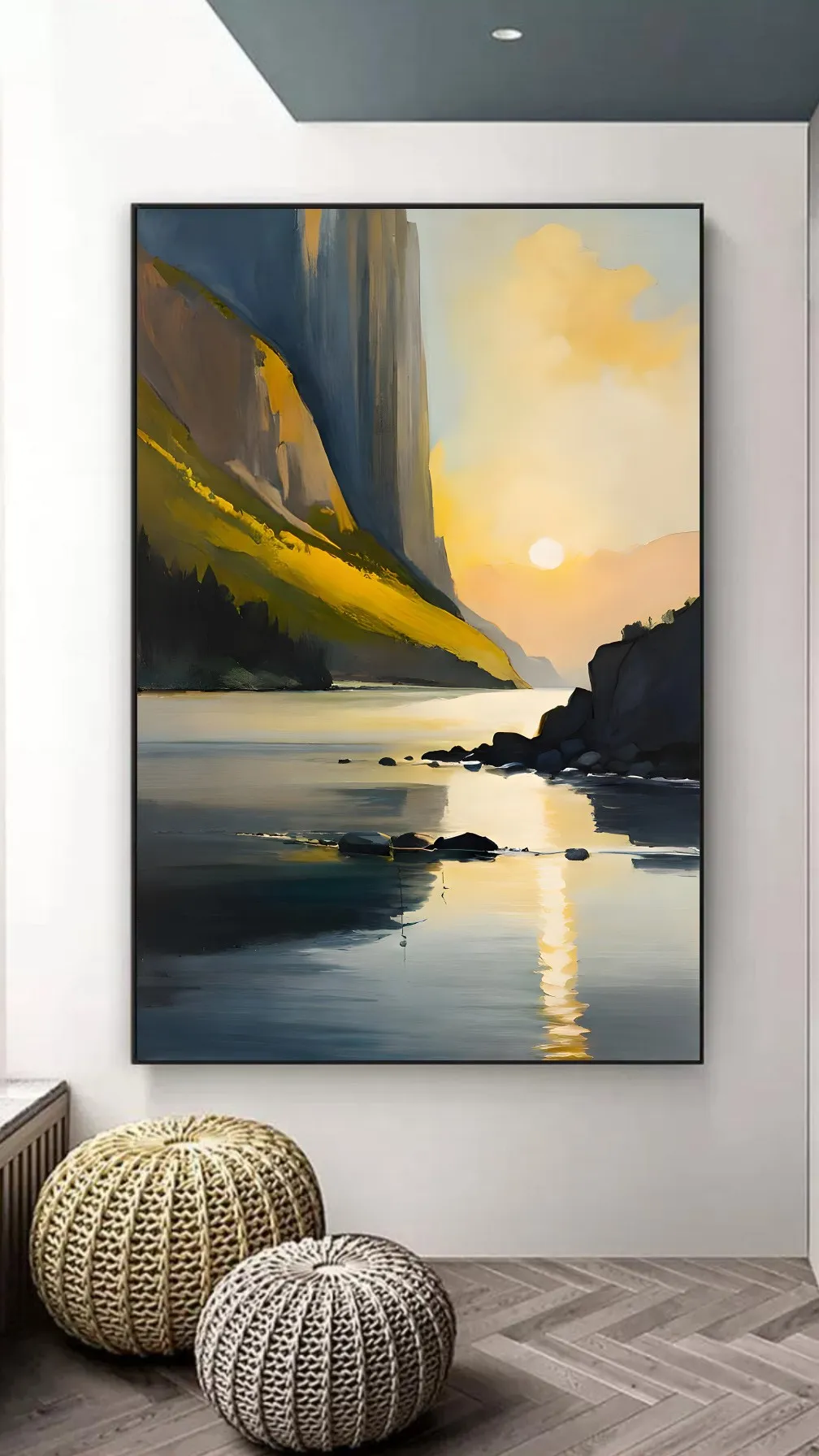 Durgun Suda Işığın Altın İzi