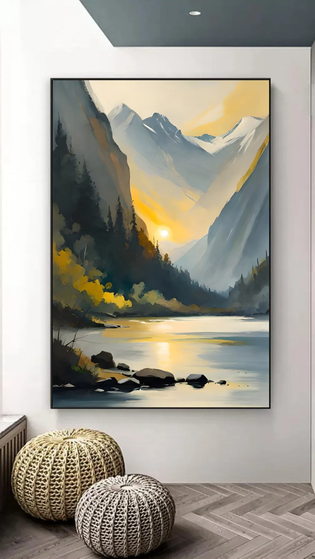 Karlı Zirvelerin Altın Şafağı