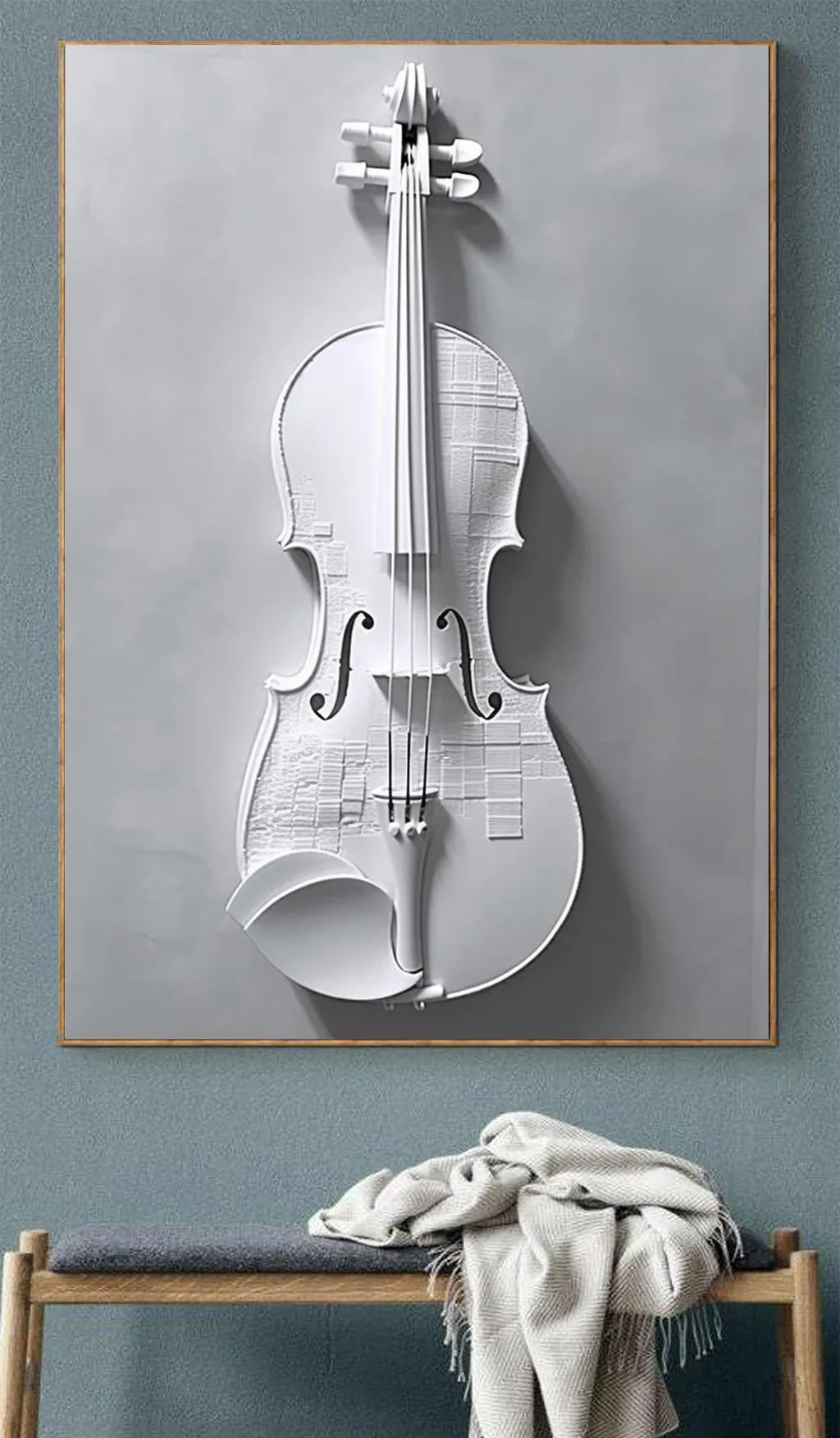 Beyaz Boşlukta Donmuş Melodi