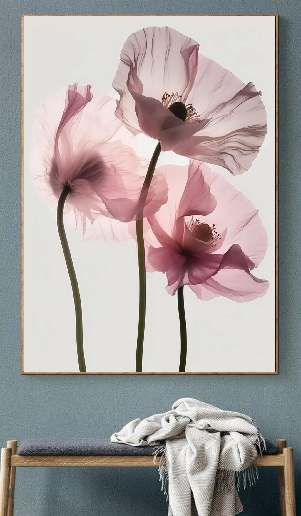 Şeffaf Kanatlı Çiçeklerin Zarif Buğusu