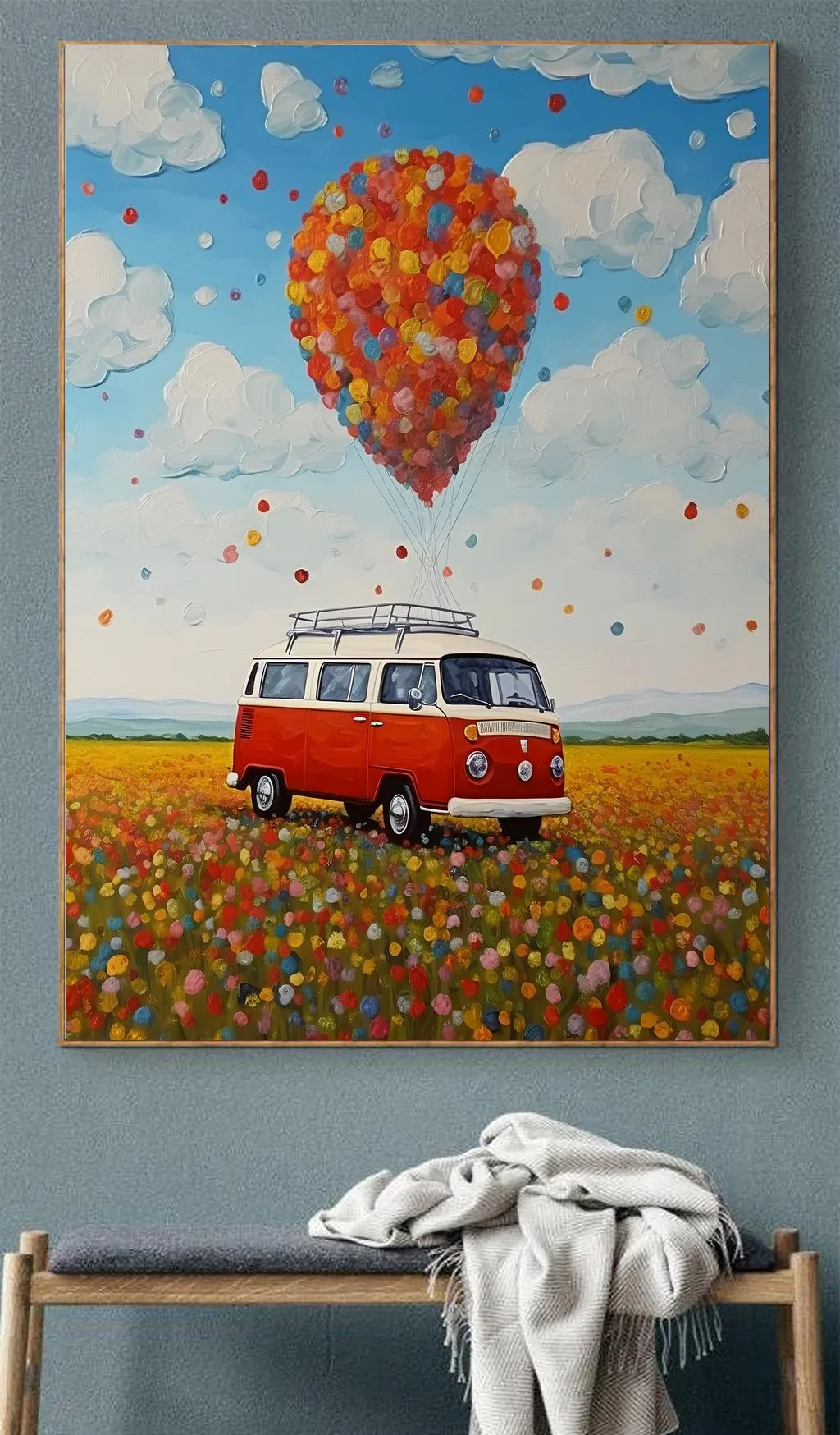 Gökyüzüne Havalanan Renkli Düşler