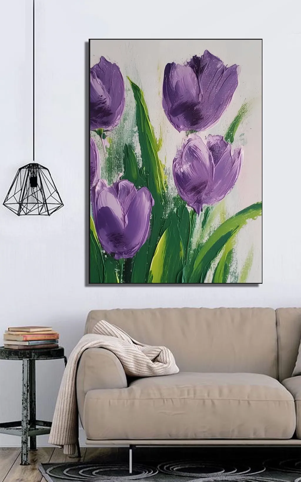 Mor Lalelerin Zarif Dokusu