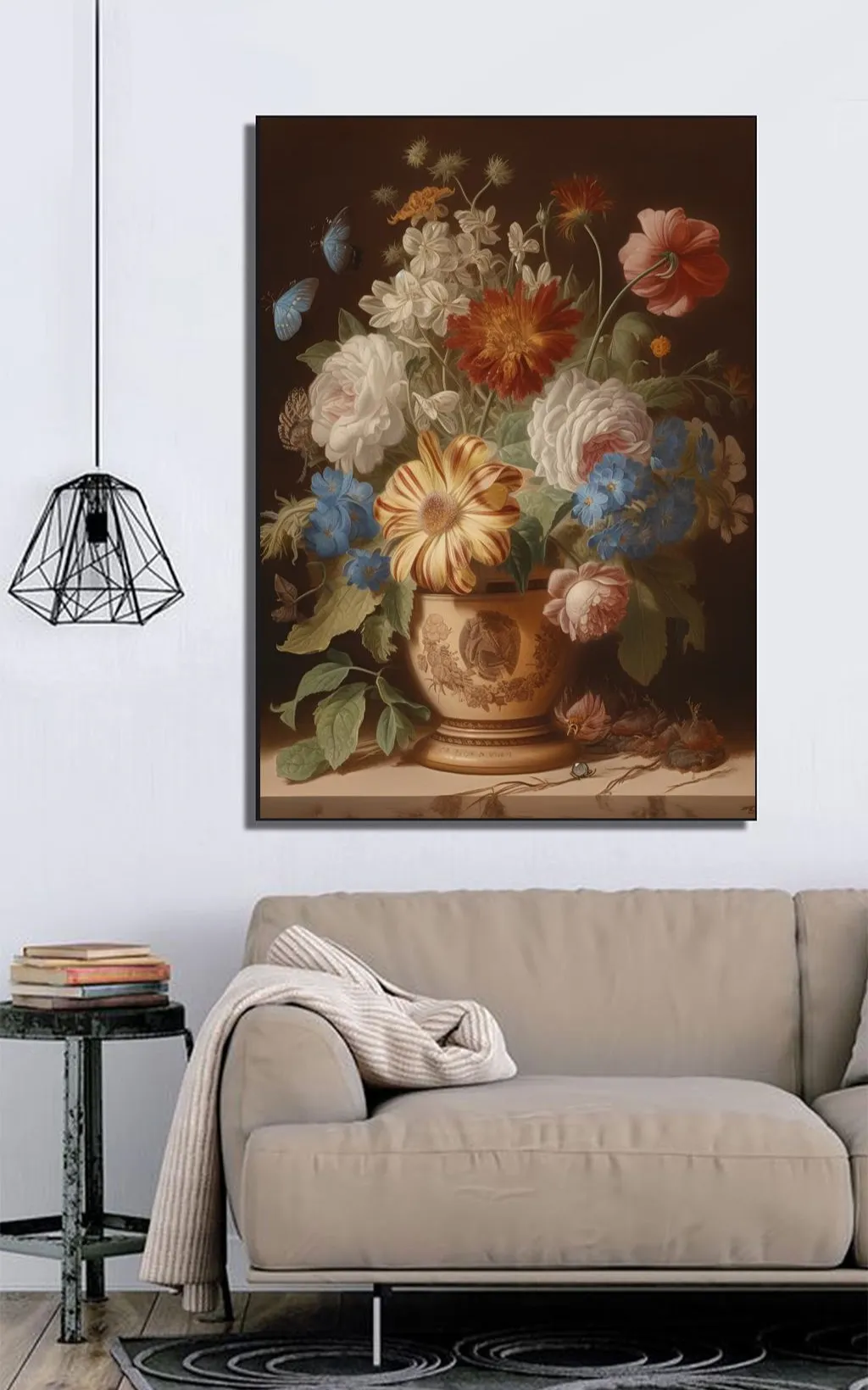 Klasik Vazoda Renklerin Şöleni