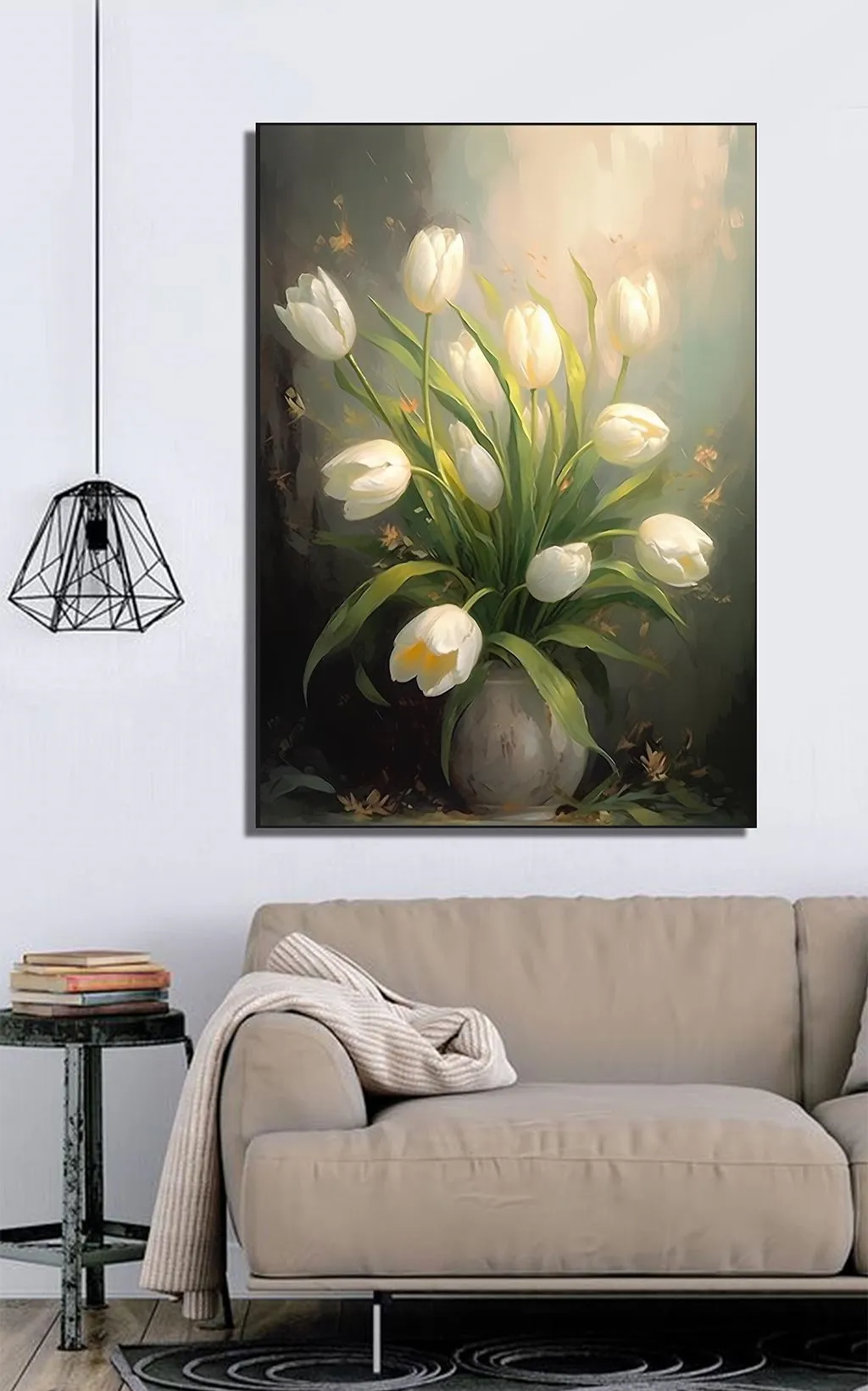 Işığın Gölgesinde Beyaz Laleler