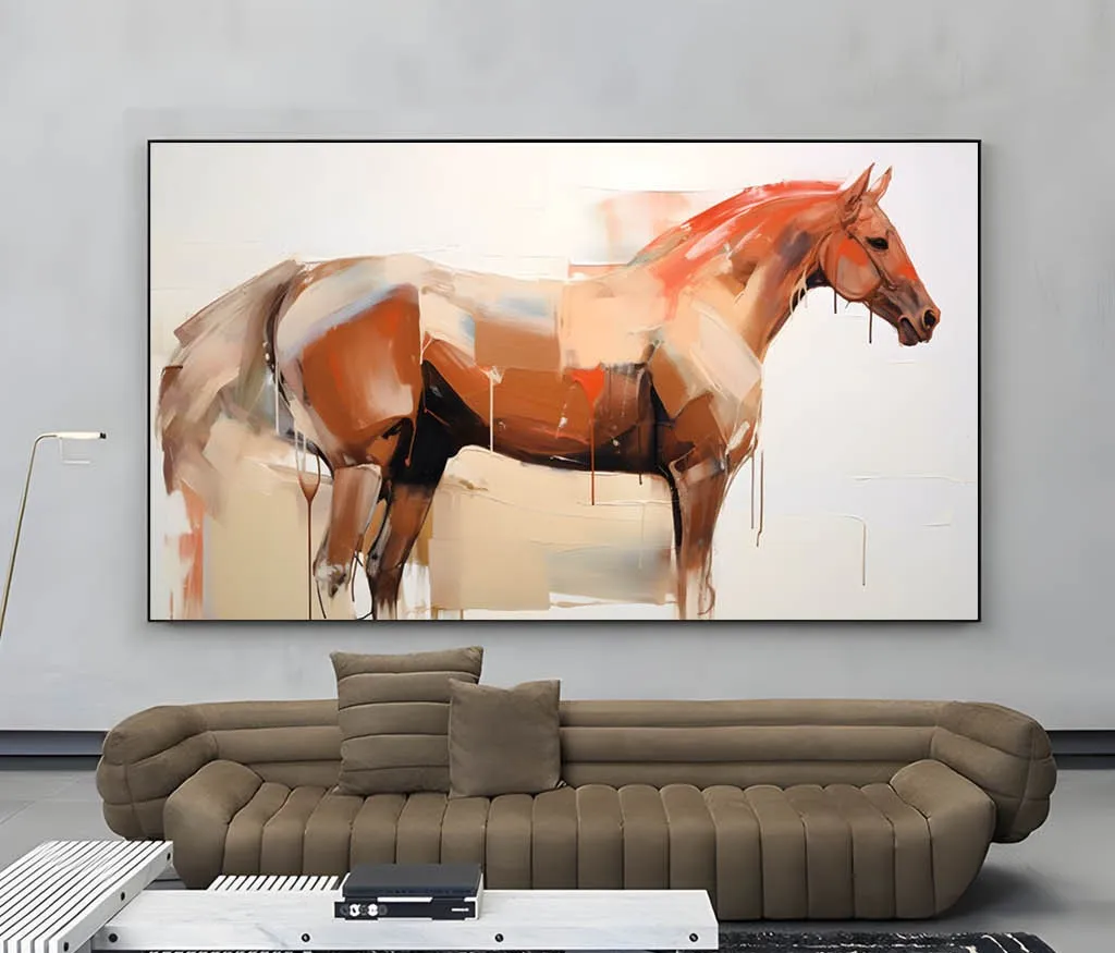 Kızıl Yeleli Soyut At