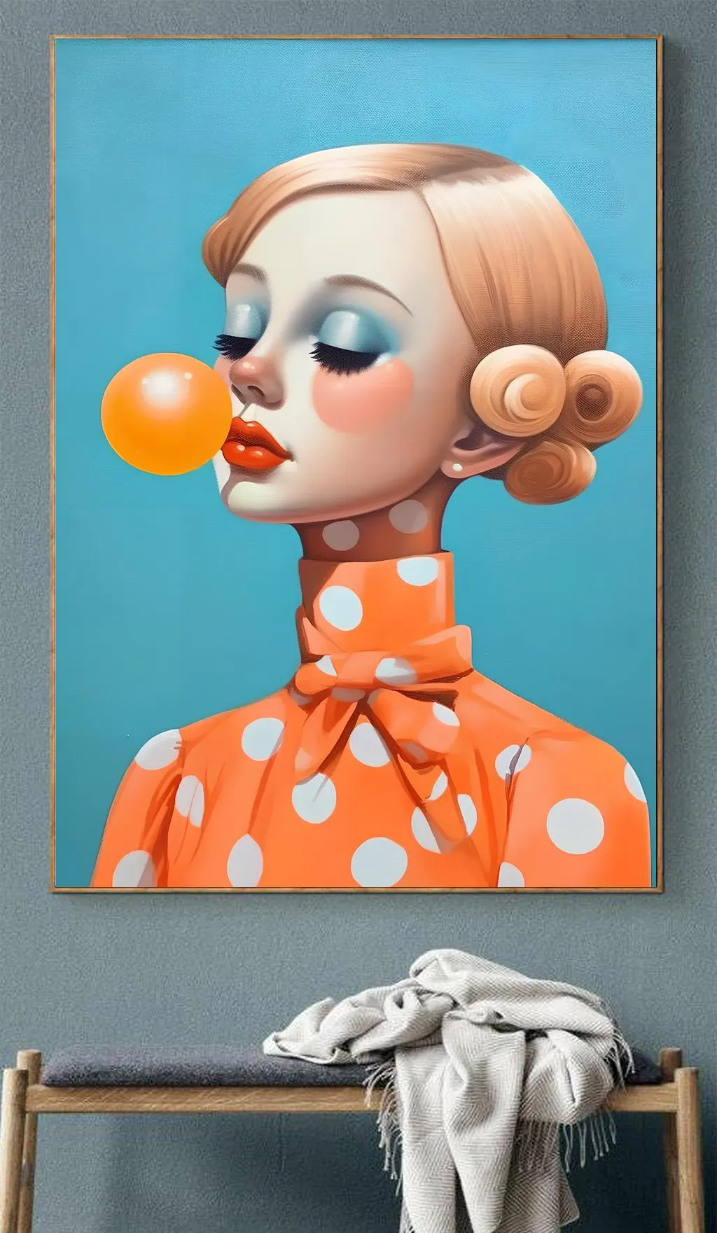 Turuncu Balonlu Retro Rüya