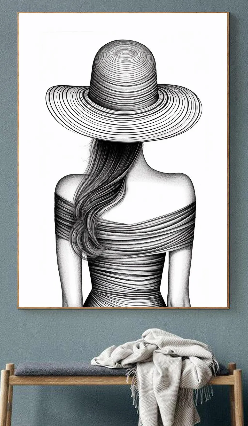 Şapkalı Kadının Çizgisel Gizemi