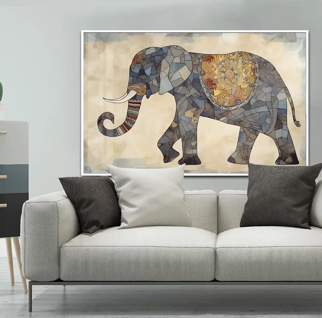 Mozaik Dokulu Filin Görkemli Yürüyüşü