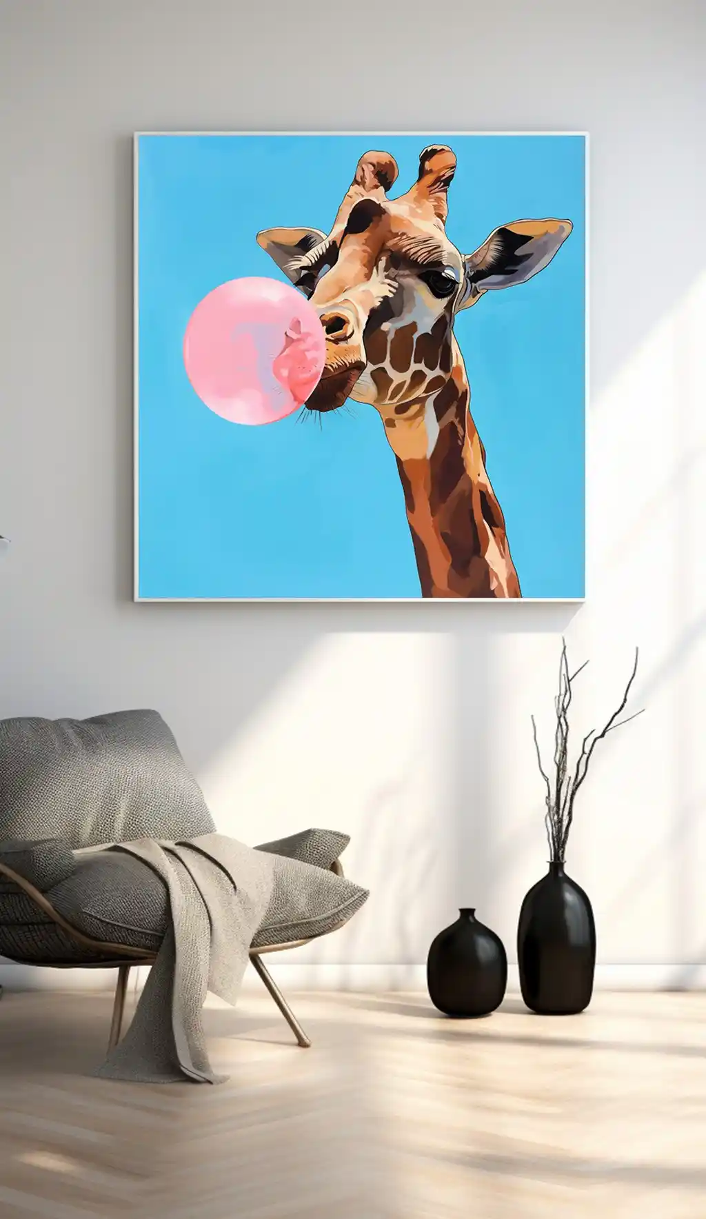 Sakız Patlatan Zürafa Neşesi