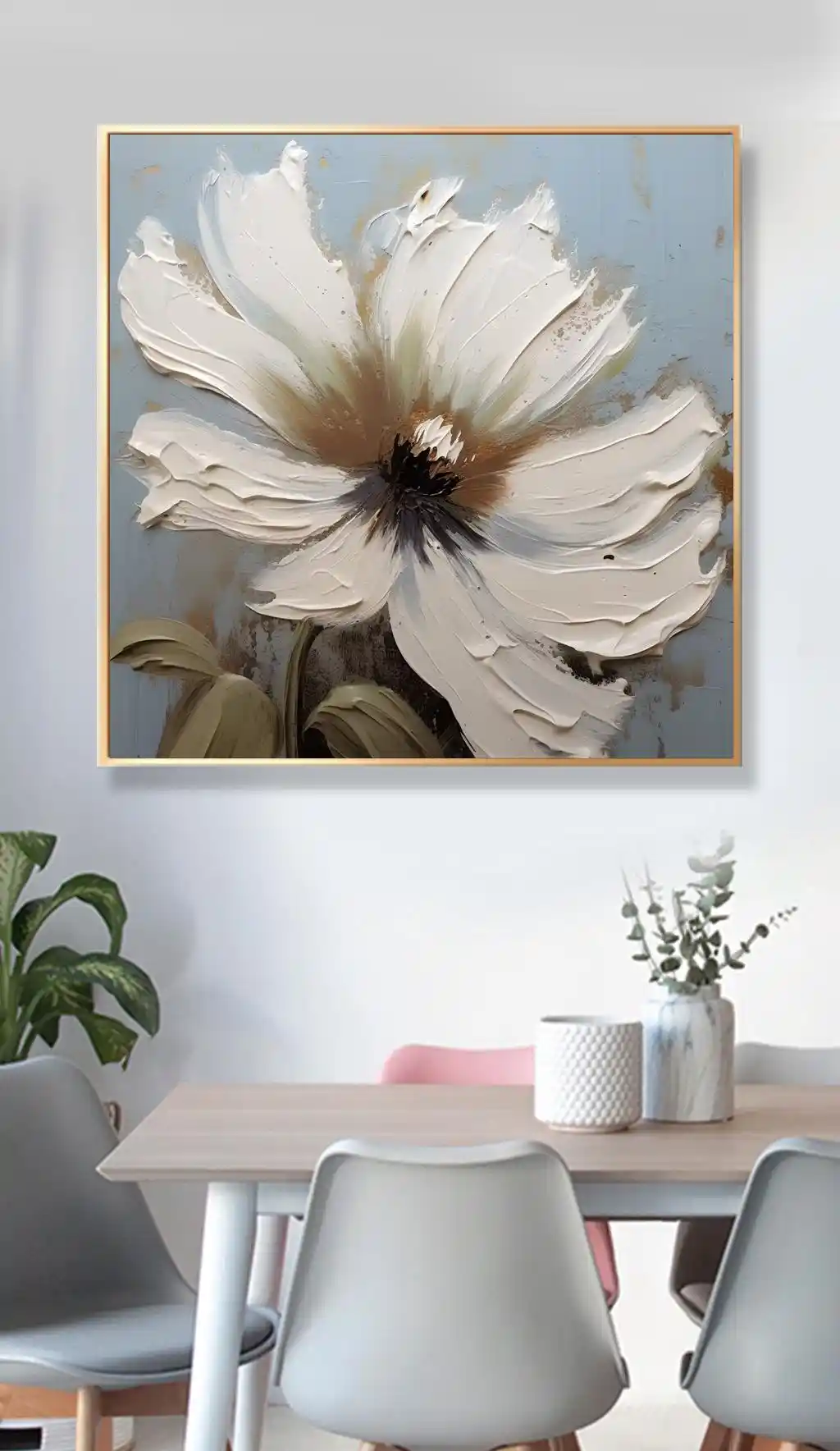 Fırça İzlerinde Beyaz Bahar