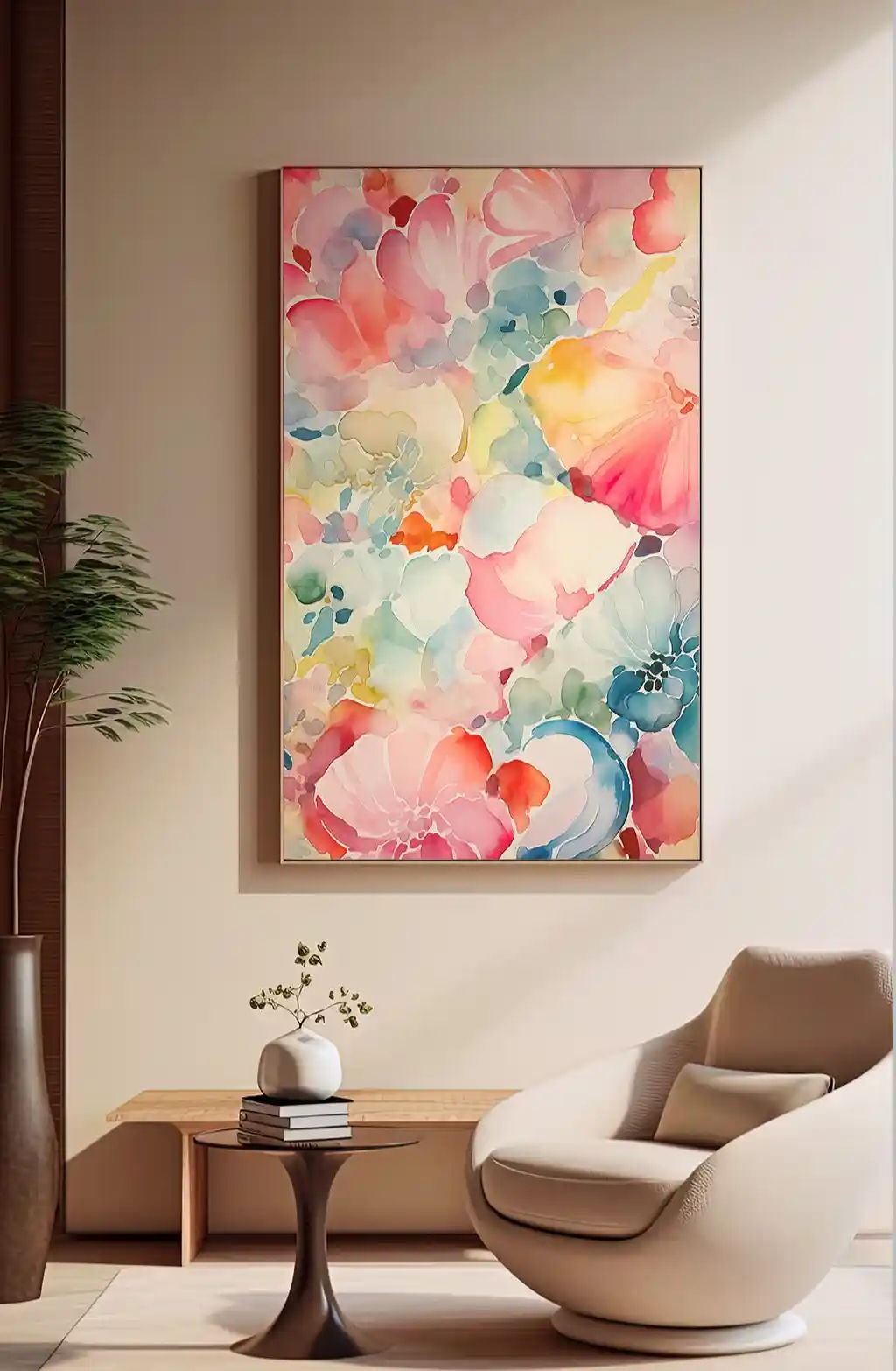 Pastel Bahçenin Suluboya Rüyası
