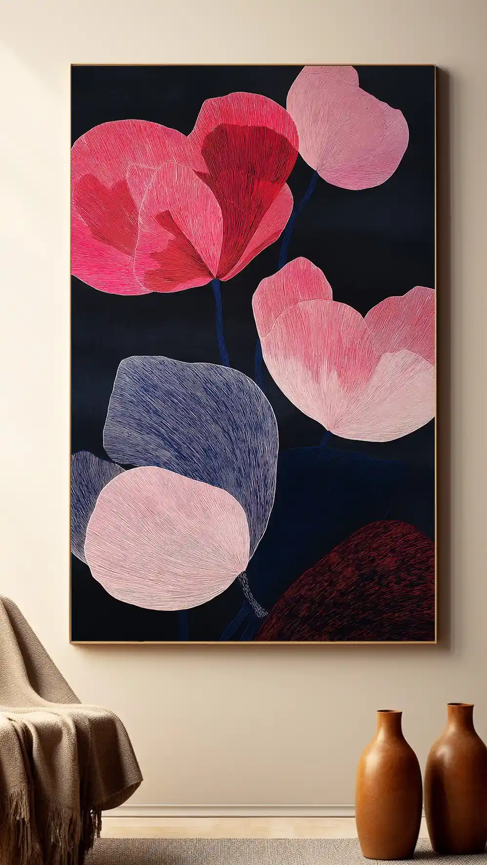 Gece Yarısı Kadifesinde Çizgilerin Pembe Şarkısı