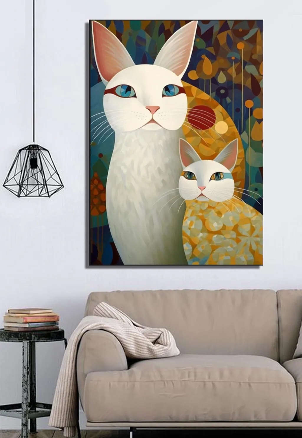 Zarif Kedilerin Soyut Bakışı