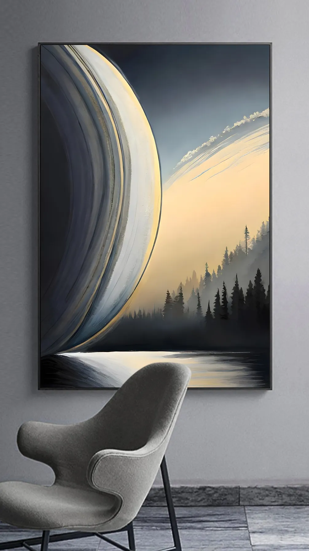 Ormanın Üzerindeki Kozmik Yansıma