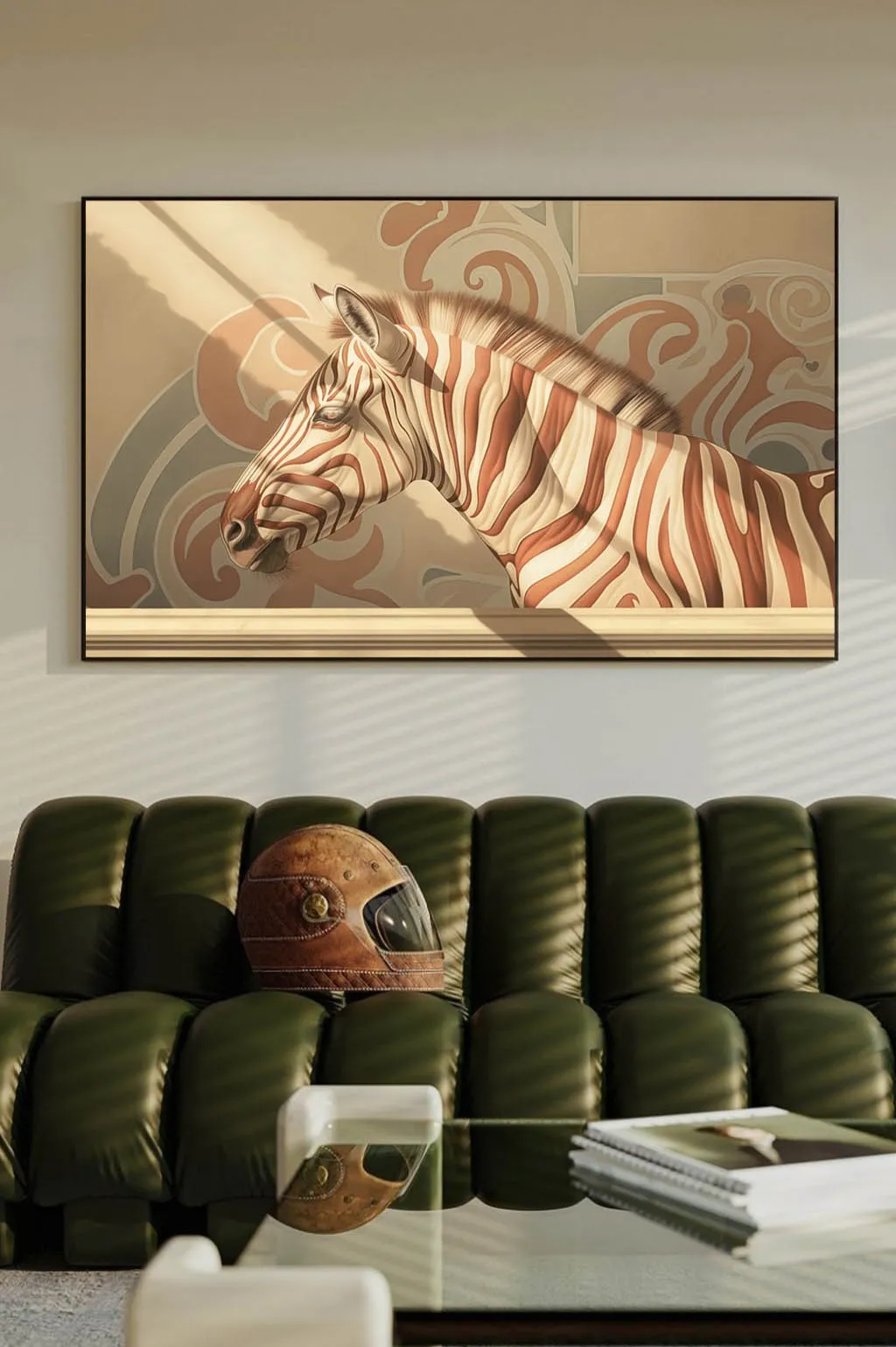 Zebrayı Kuşatan Yumuşak Desenler