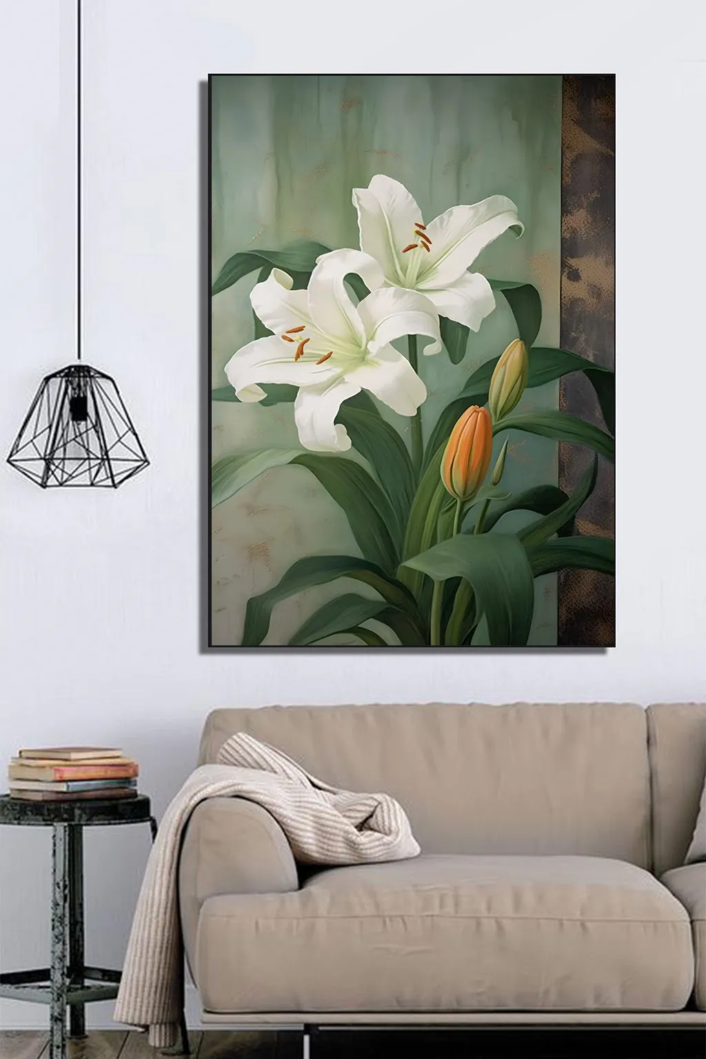 Zarif Zambakların Beyaz Işıltısı