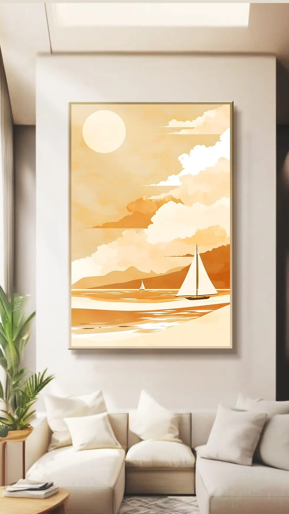 Altın Sahilde Yelkenli