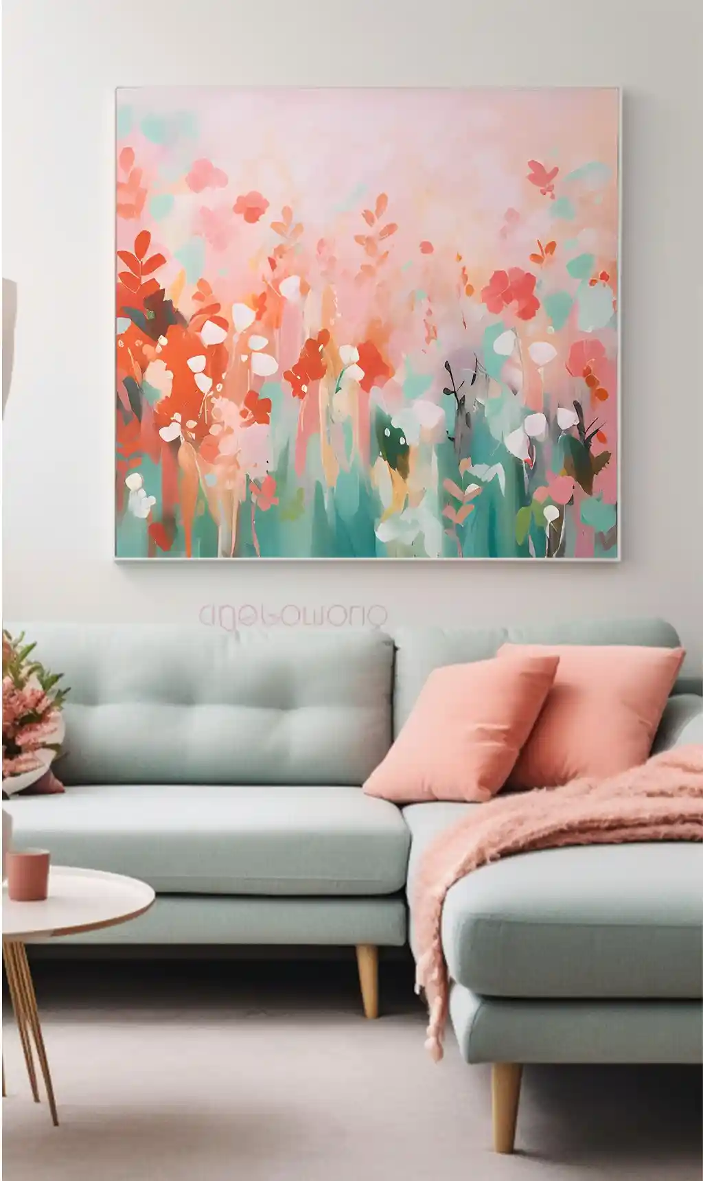 Pastel Bahçenin Soyut Esintisi