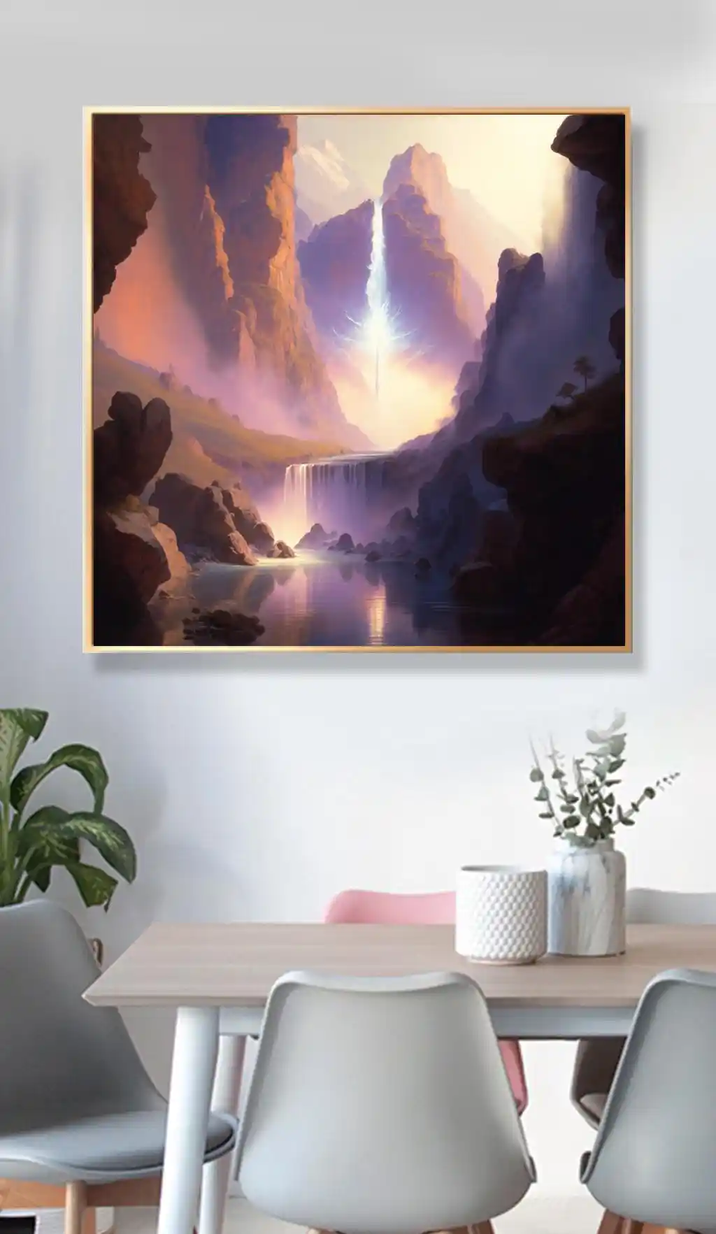 Puslu Vadinin Işıklı Şelalesi