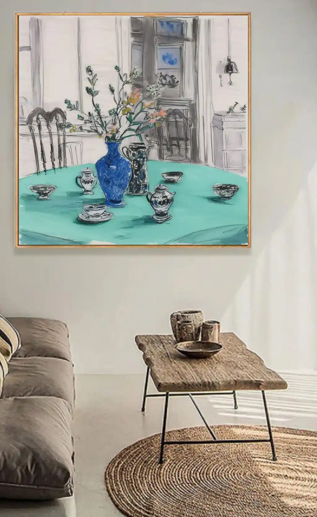 Mavi Vazoda Bahar Kahvaltısı