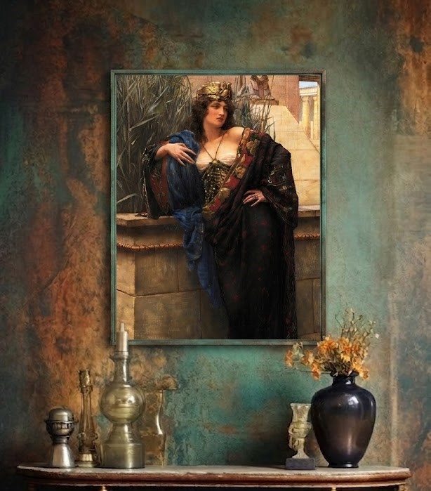 Cleopatra Terrified (Korku İçindeki Kleopatra), Alexandre Cabanel, 1887