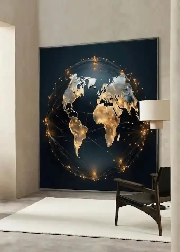 Küresel Bağlantıların Işıltılı Ağı