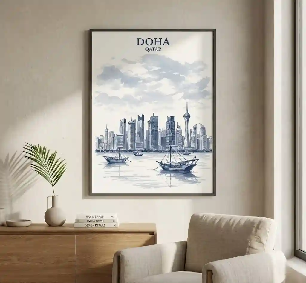 Qatar, DOHA - Modern Şehrin Geleneksel Sularla Buluşması