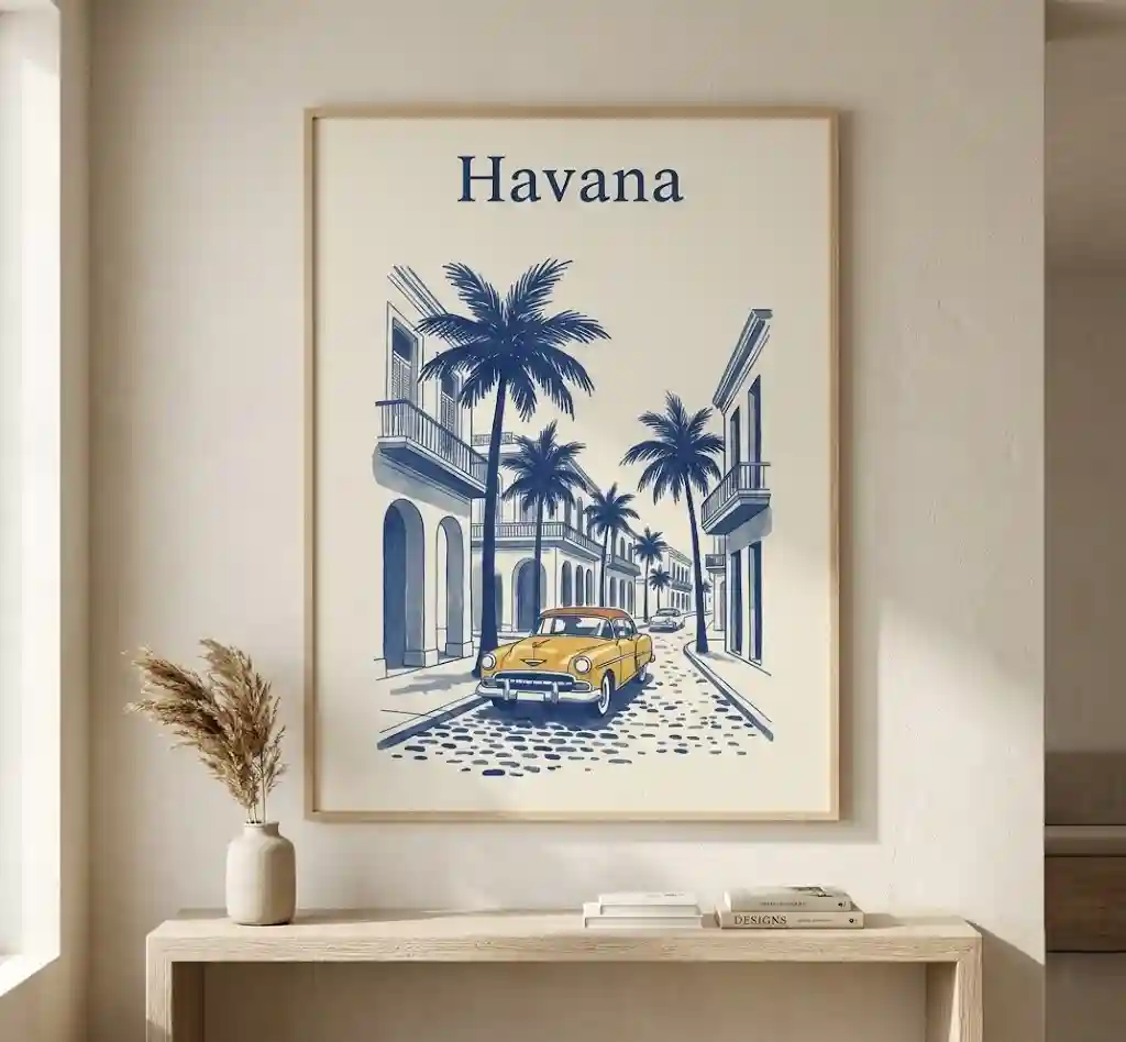 Cuba, Havana - Eski zamanların güneşli sokaklarında bir anı
