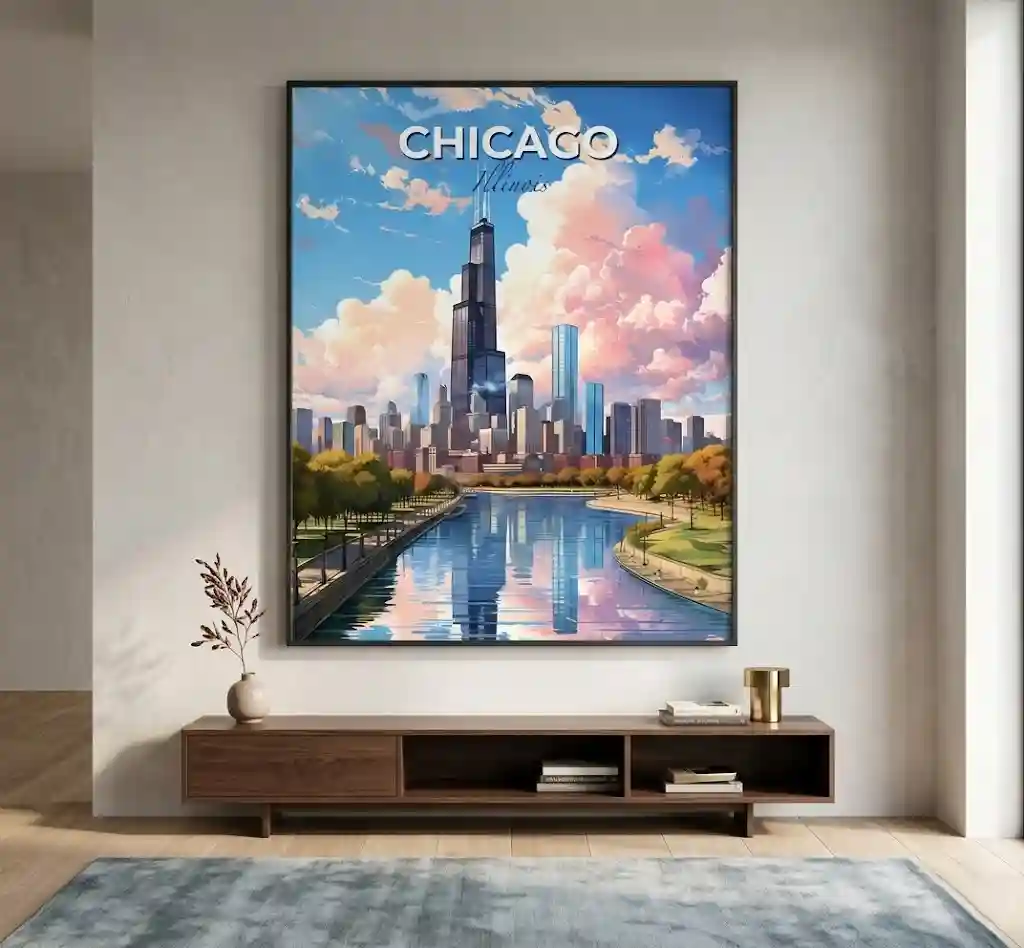United States, Chicago, Gökyüzüne Uzanan Şehir Düşleri