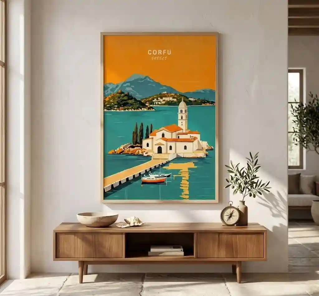 Greece, Corfu, İyon Denizi’nin Huzurlu Mabedi