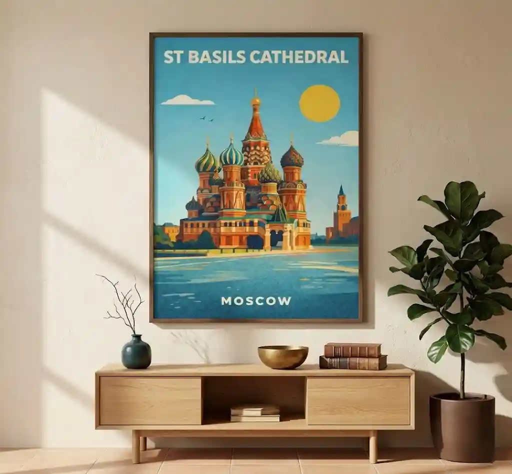Russia, ST BASILS CATHEDRAL, Renklerin Büyülü Dansı