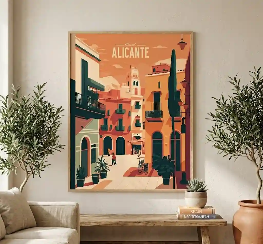 Spain, Alicante, Old Town, Akdeniz'in Sıcak Kucağında Bir Akşamüstü