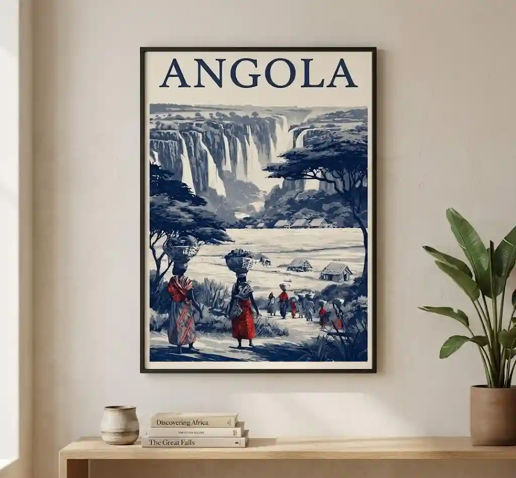 Angola, Kalandula, Kalandula Falls, Şelalelerin Gölgesinde Yaşamın Ritmi